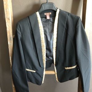 Gold Sequin Blazer